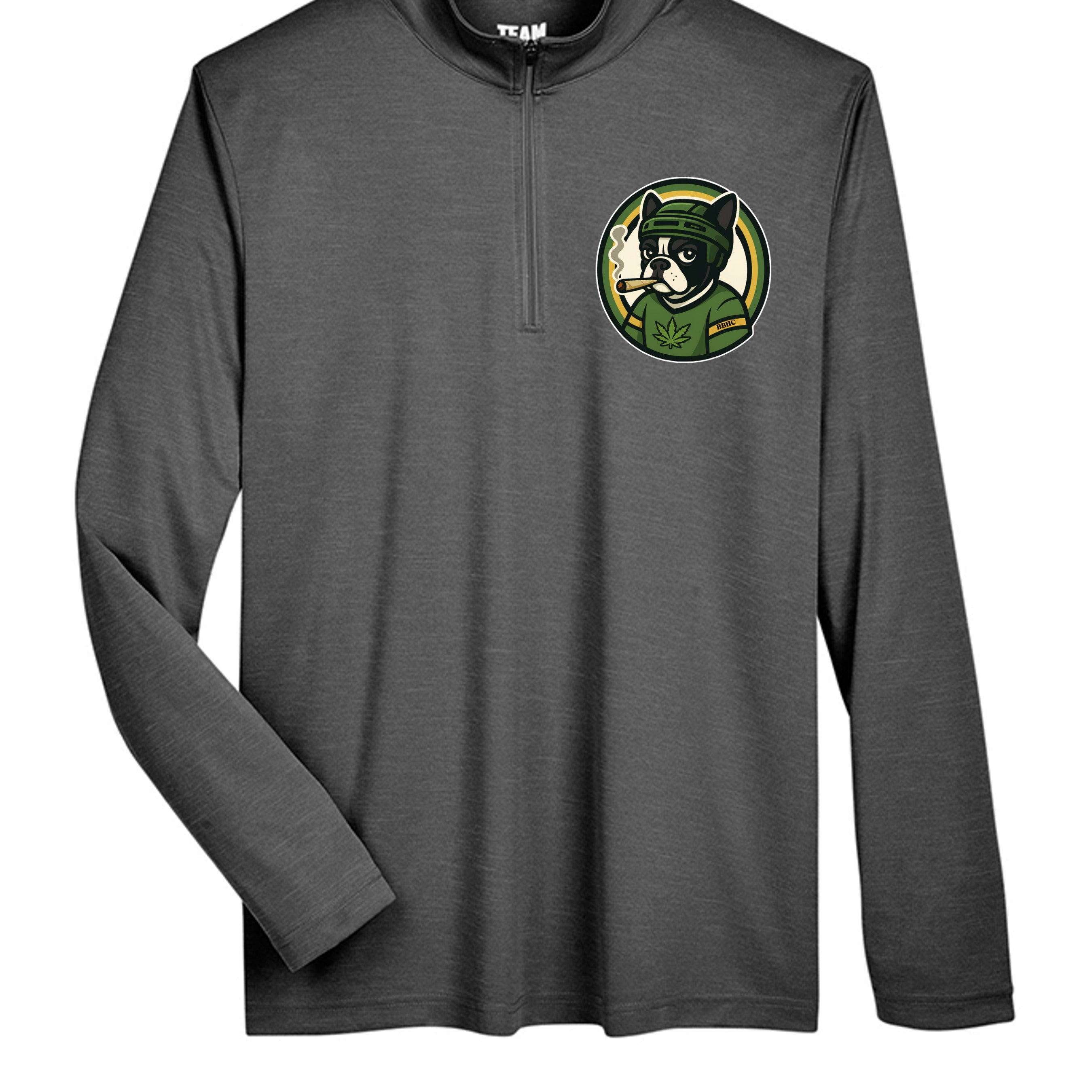 BLACK HEATHER - TT31H - FRONT